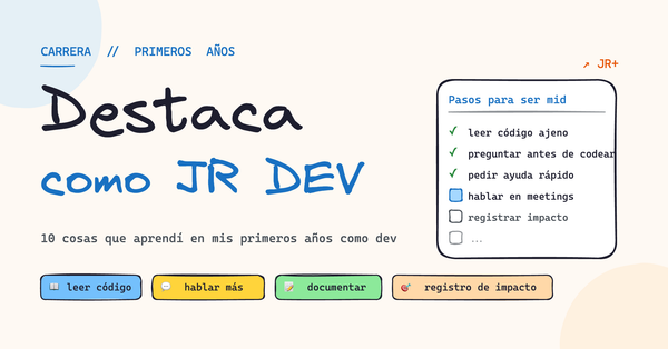 Cómo dejar de ser Junior Developer