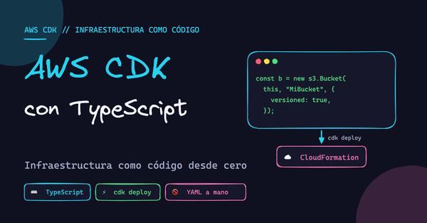 AWS CDK con TypeScript: infraestructura como código desde cero